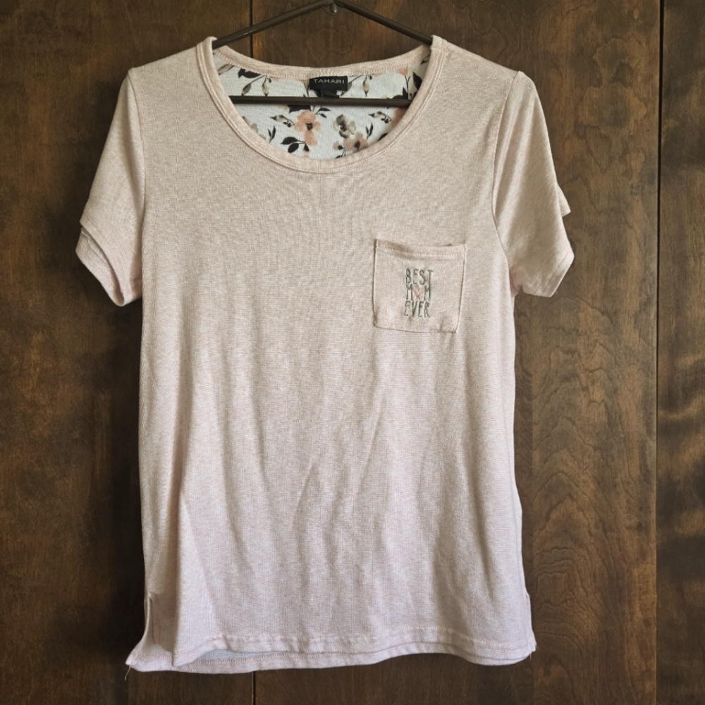 Tahari Best Mom Ever Tee, M